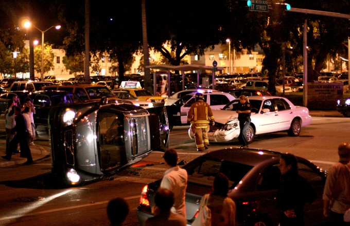 Accident on Miami Beach